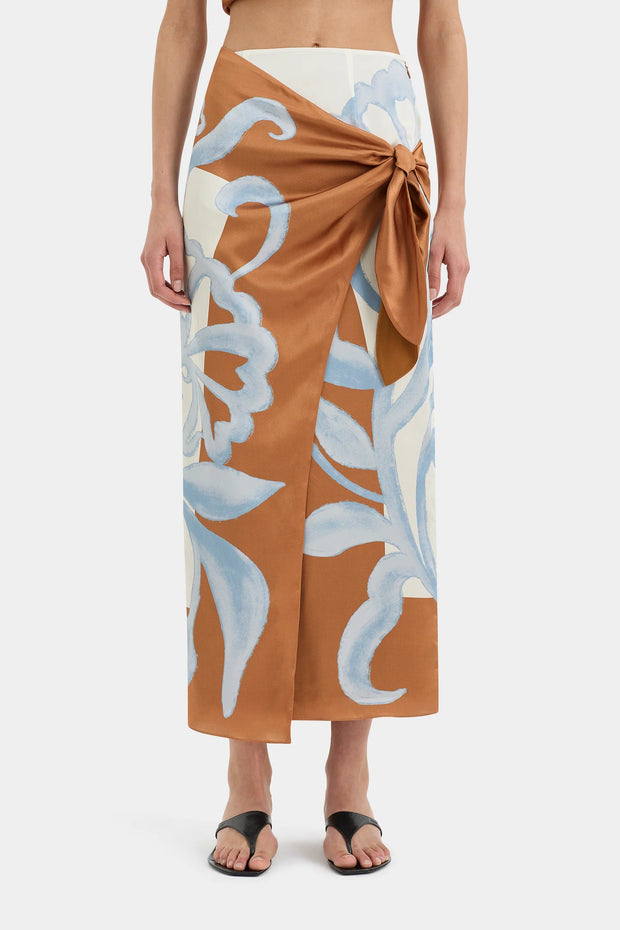 Sorrento Wrap Skirt Sciarpa Print