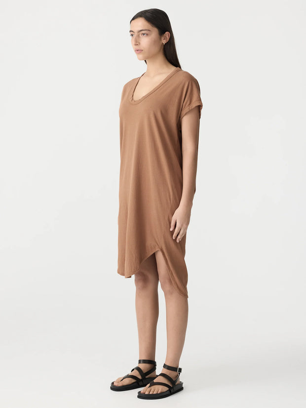 Boxy T.Shirt Dress w/tail ll Argan