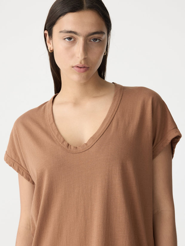 Boxy T.Shirt Dress w/tail ll Argan