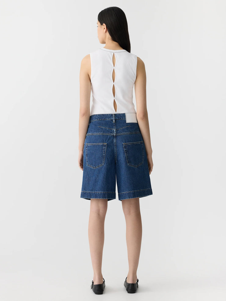 Denim bermuda Short Bright  Indigo