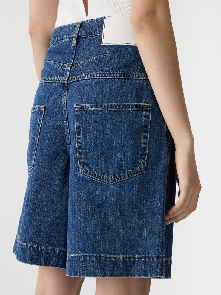 Denim bermuda Short Bright  Indigo