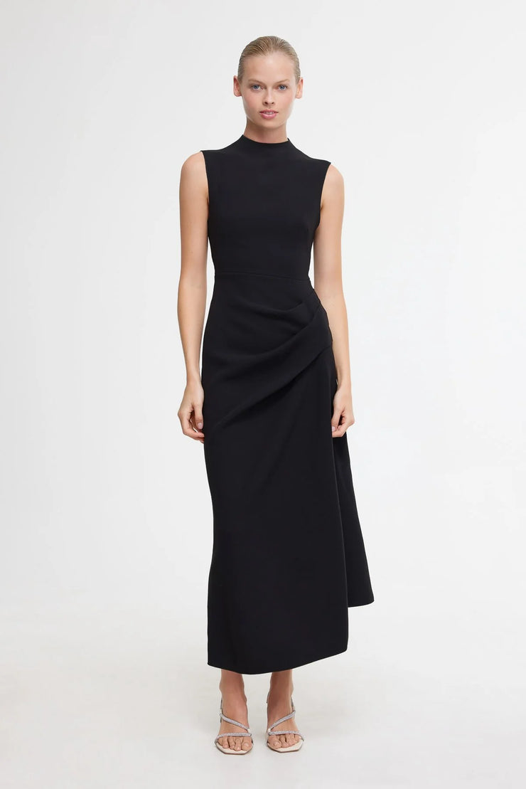 Kempsey Midi Dress Black