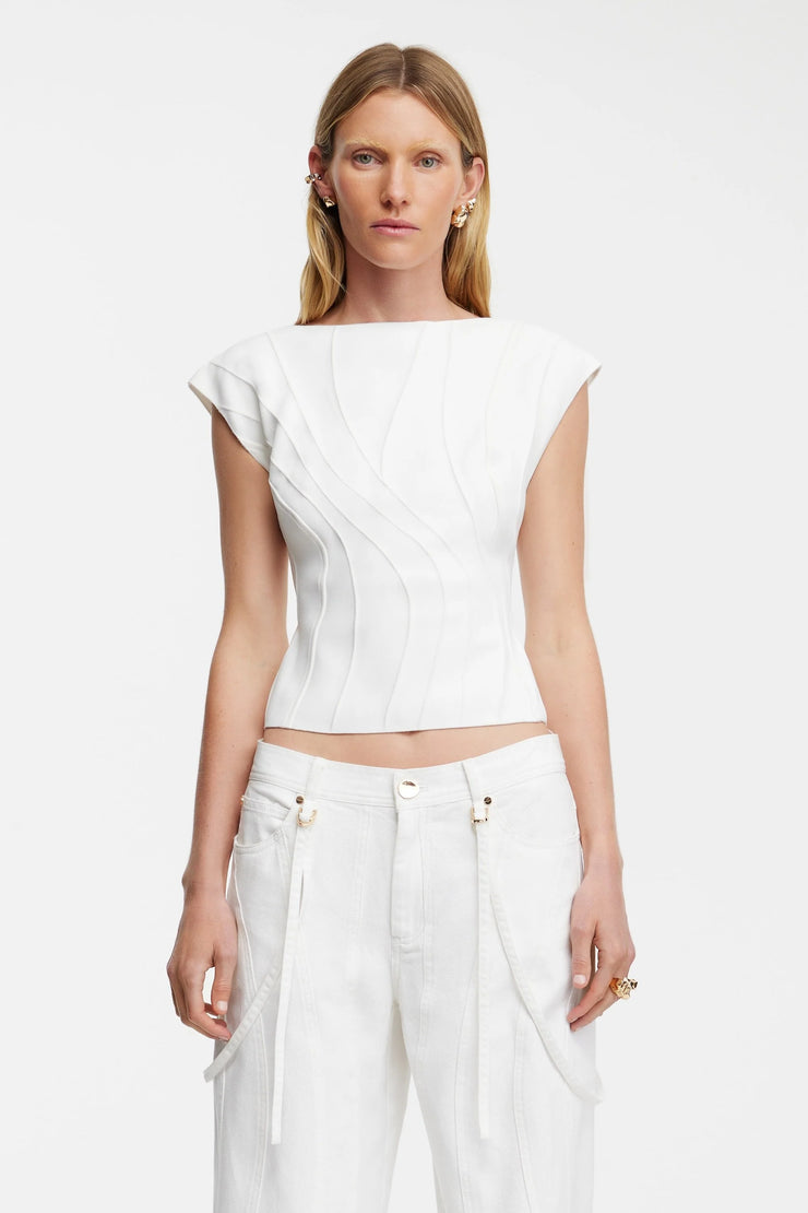 Treven Top Ivory