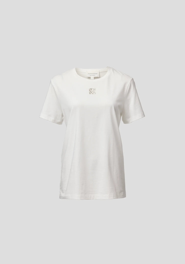 V & W Cut Out Tee Ivory