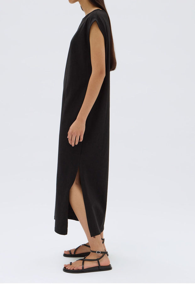 Kahrissa Jersey Tank Dress Black