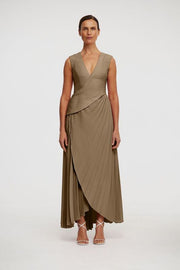 Fairfield Maxi Dress Storm Green