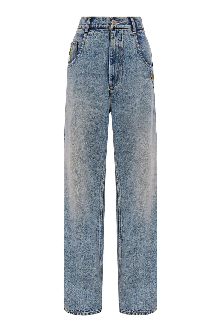 Jackpot Straight Leg Jeans Denim Blue