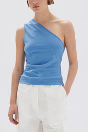 Orchid Jersey One Shoulder Top Bahama