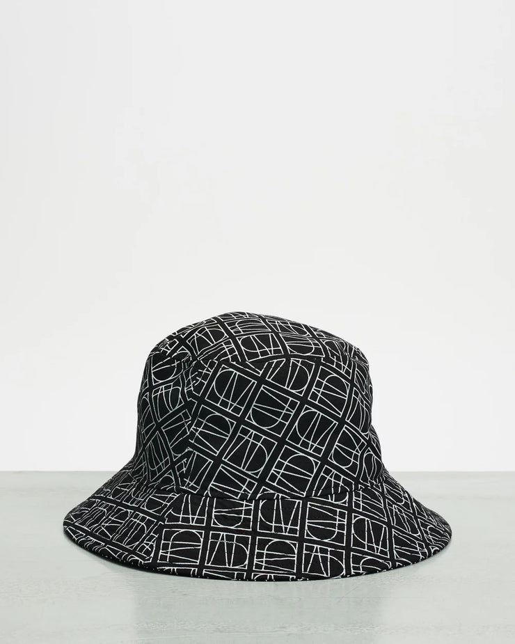 Jaycee Printed Bucket Hat Black