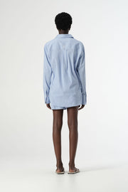 Poppy Short- Blue Stripe