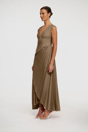 Fairfield Maxi Dress Storm Green