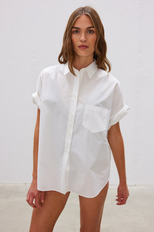 Chiara Short Sleeve Shirt White