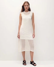 Ines Knit Dress White