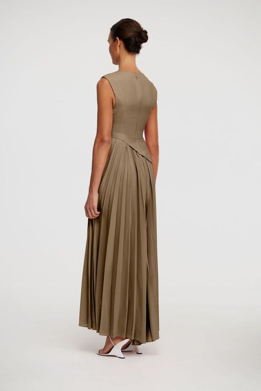 Fairfield Maxi Dress Storm Green