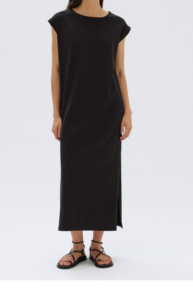 Kahrissa Jersey Tank Dress Black