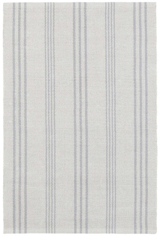 Aland Stripe Cotton Woven Rug - Door Mat (60 x 91cm)