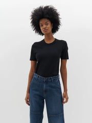 Slim Heritage  Short Sleeve T.Shirt Black
