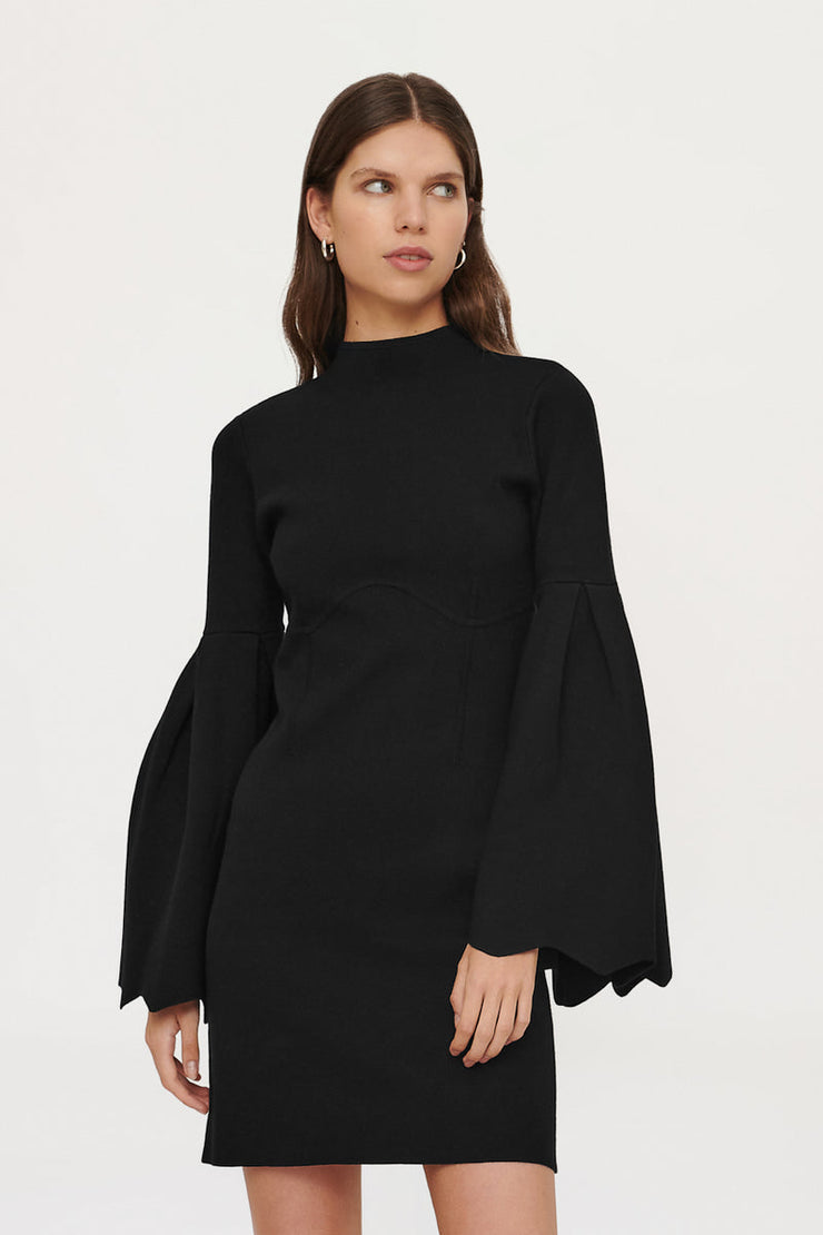 Ebony Knit Dress Black