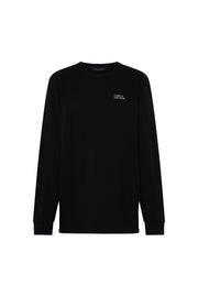 Sutton Long Sleeve Sweater Tee- Black