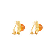 Antonia Orange Citrine Quartz Earrings
