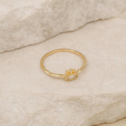 Trust Your Intuition Ring Gold