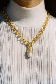 Natanya Moss Agate Necklace