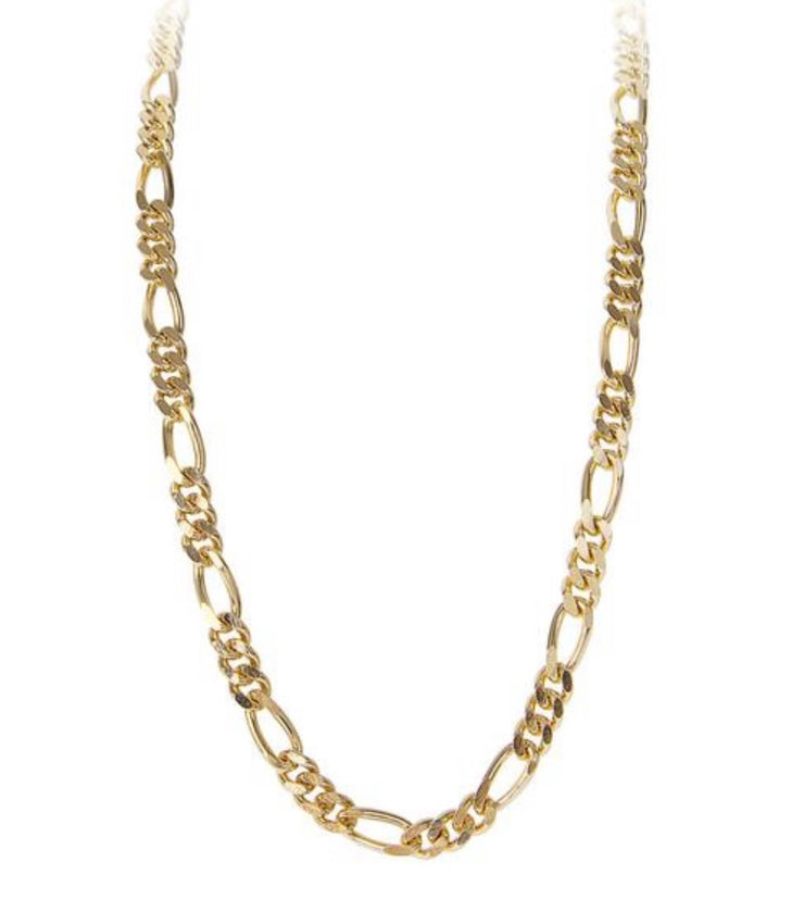 Gold Figaro Chain Necklace