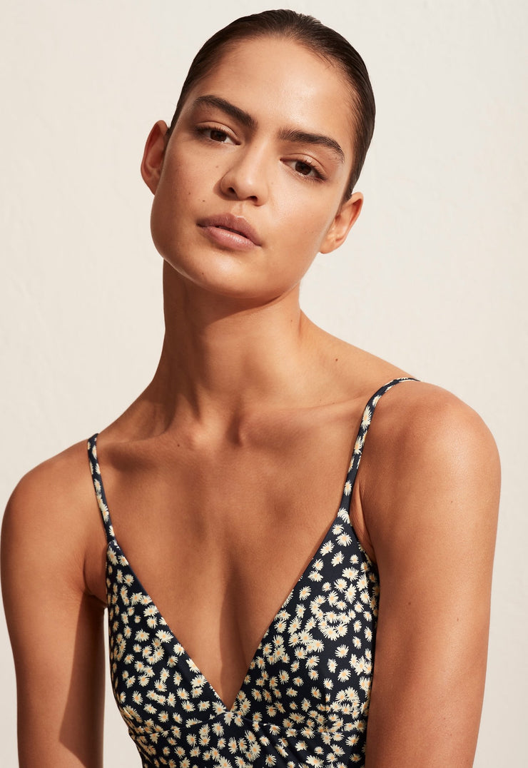 The Plunge Maillot Midnight Daisy